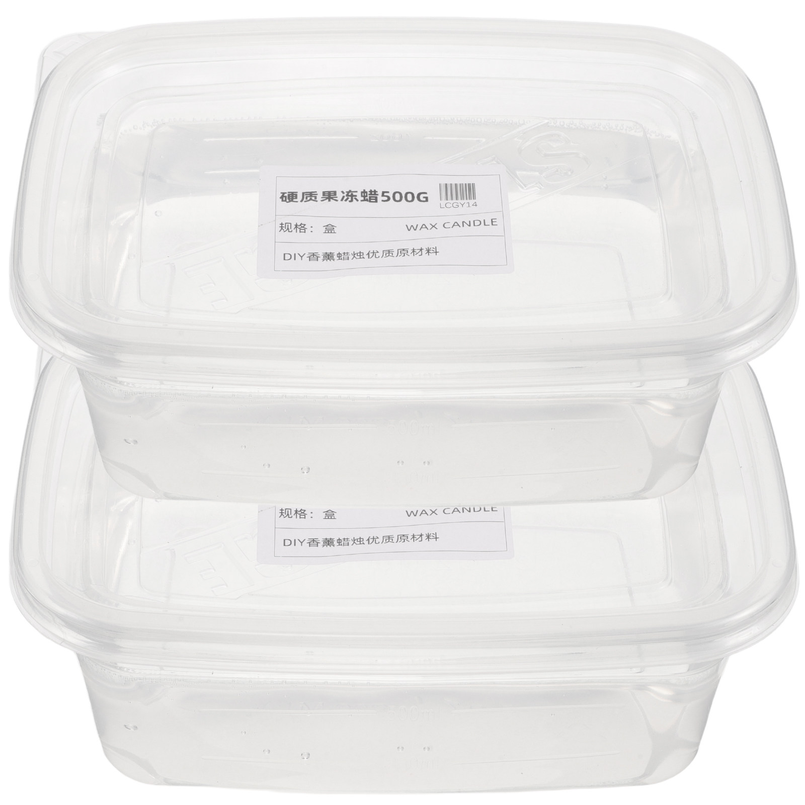 Candle Supplies Shop - キャンドル作り用クリアジェルワックス 1kg/2.2lb 透明ジェルワックス 高密度素材 DIY手作り香り付きキャンドルカップ用品
