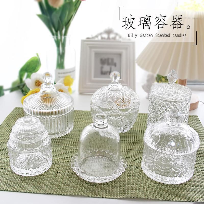 Candle Supplies Glass Jars - 家のためのフランスのガラスのキャンドル,家のための芸術的なキャンドルと容器
