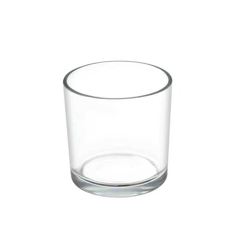 Candle Supplies Glass Jars - プレミアム透明ガラスカップキャンドルホルダーDIYアロマセラピージャーロマンチックな家の装飾必須クラフトツールシンプルスタイル