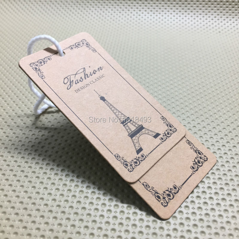カスタマイズ衣類クラフト紙ハングタグ/ガーメントバッグ印刷タ - Kraft Hang Tag のレビューと価格