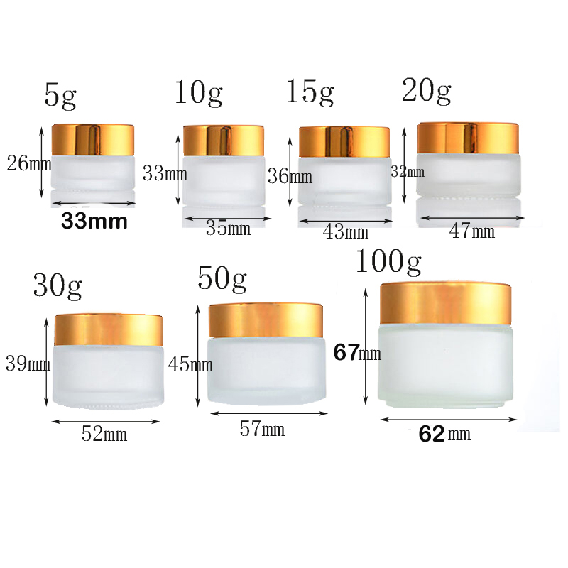 5 個 5 グラム-100 グラムミニアンバーラウンドガラス - Candle Supplies Glass Jars のレビューと価格