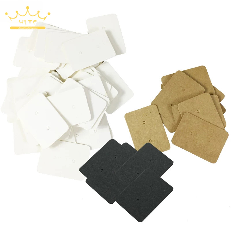 クラフト紙イヤースタッドハングタグジュエリーディスプレイカー - Kraft Hang Tag のレビューと価格