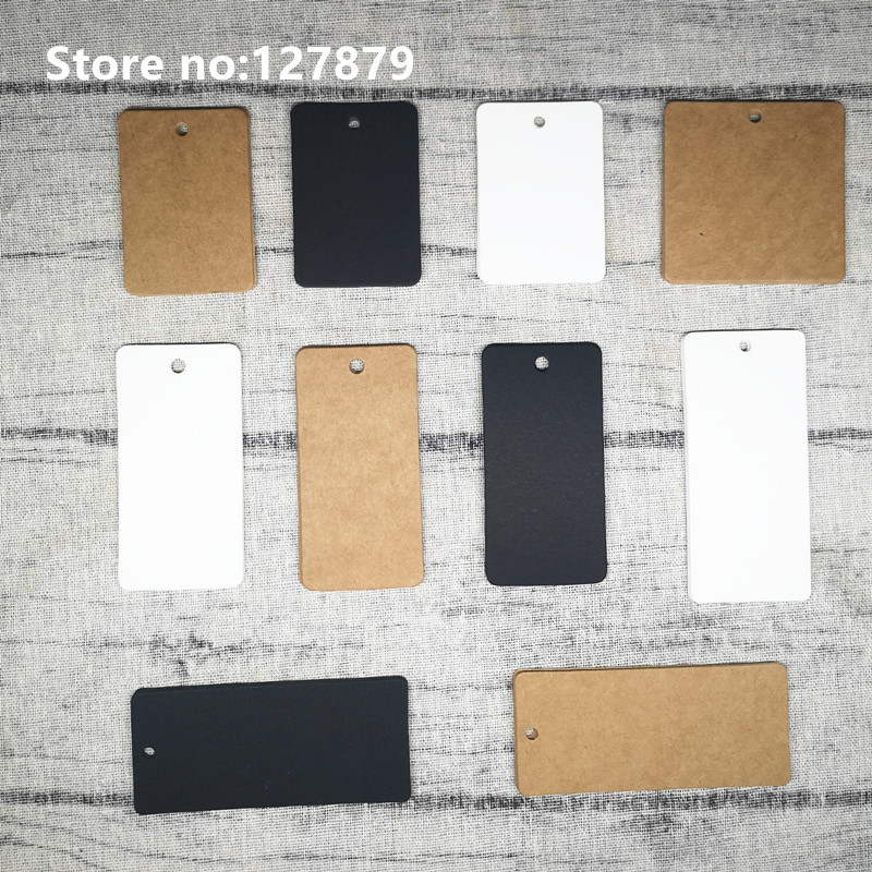 100枚入り 多種サイズ クラフト紙ラベル DIYクラフト用 - Kraft Hang Tag のレビューと価格