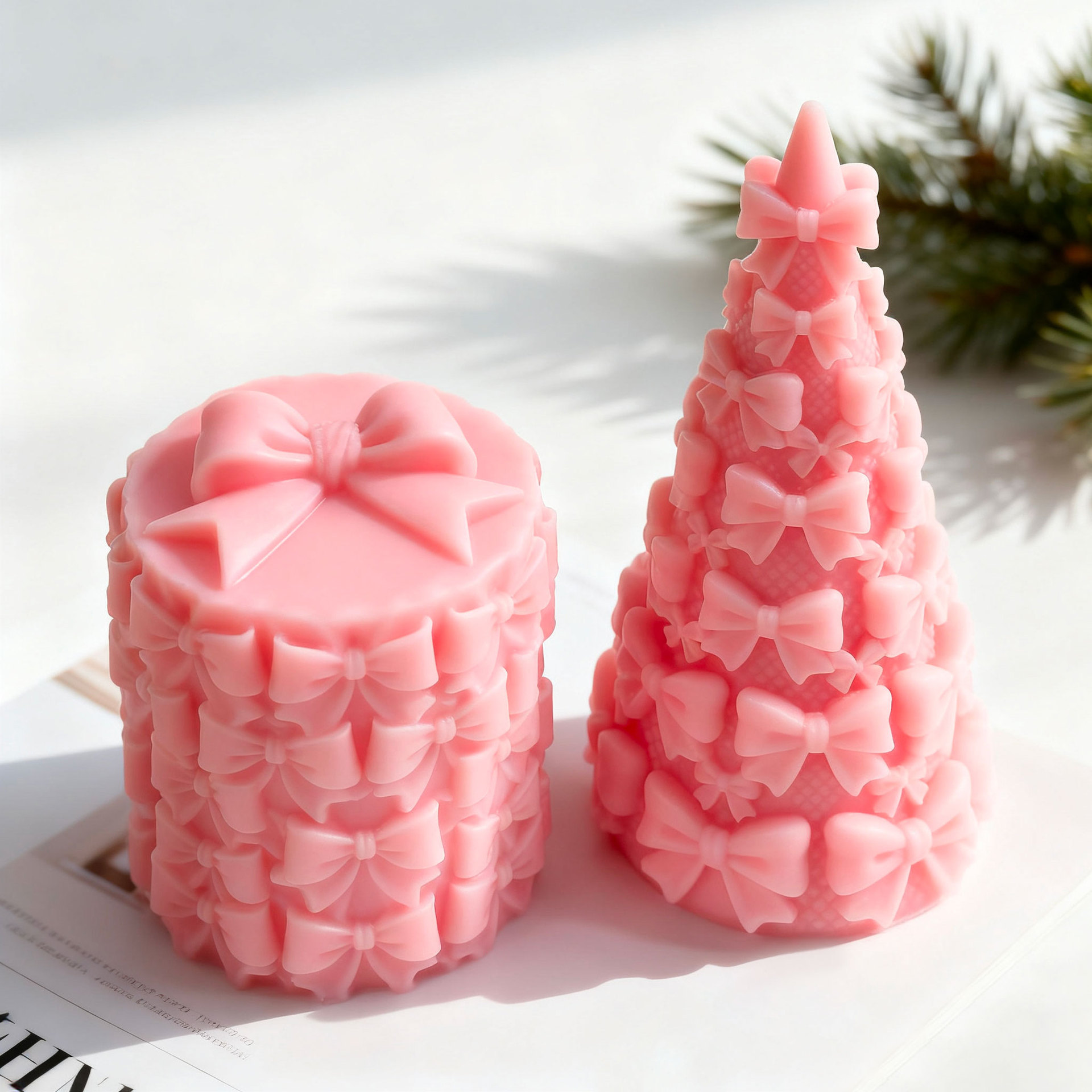 3D 蝶ネクタイ クリスマスツリー ギフトボックス シリコー - Candle Supplies Shop のレビューと価格