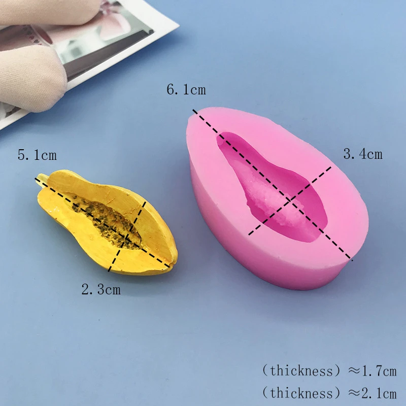 DIY 3Dフルーツシリーズシリコンモールド、ザクロ栗フォン - Candle Supplies Shop のレビューと価格