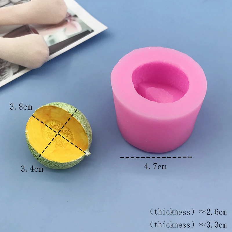 DIY 3Dフルーツシリーズシリコンモールド、ザクロ栗フォン - Candle Supplies Shop のレビューと価格