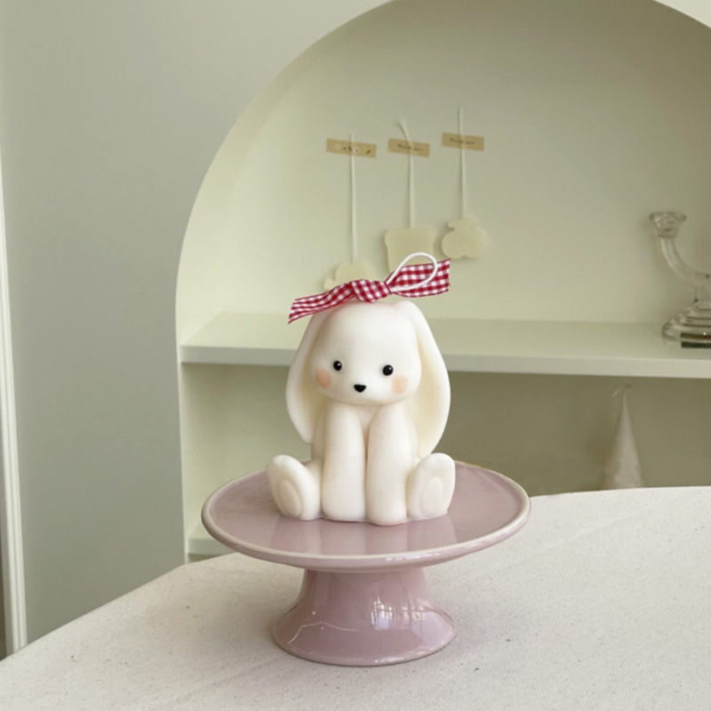 ウサギの形をしたシリコンキャンドル型,かわいい3Dウサギ,動 - Candle Supplies Shop のレビューと価格