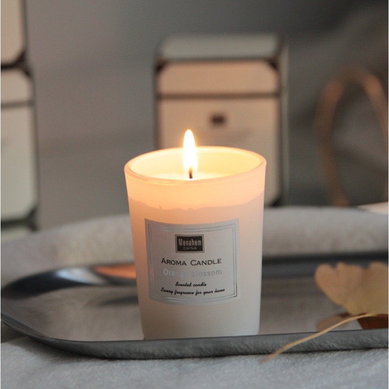 3色ガラス瓶入りアロマキャンドル 天然大豆ワックス 無煙アロ - Candle Supplies Glass Jars のレビューと価格