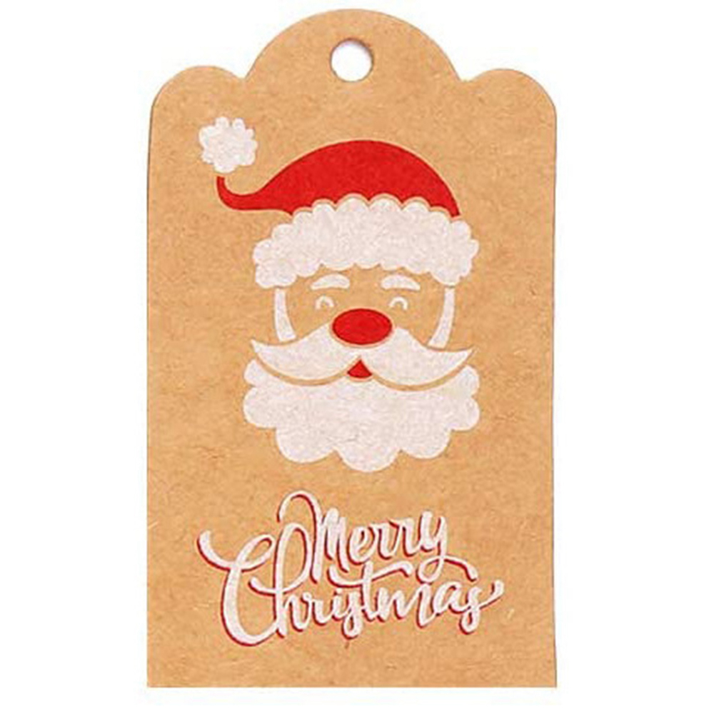 メリークリスマスタグクラフト紙カードラベル DIY ハングタ - Kraft Hang Tag のレビューと価格