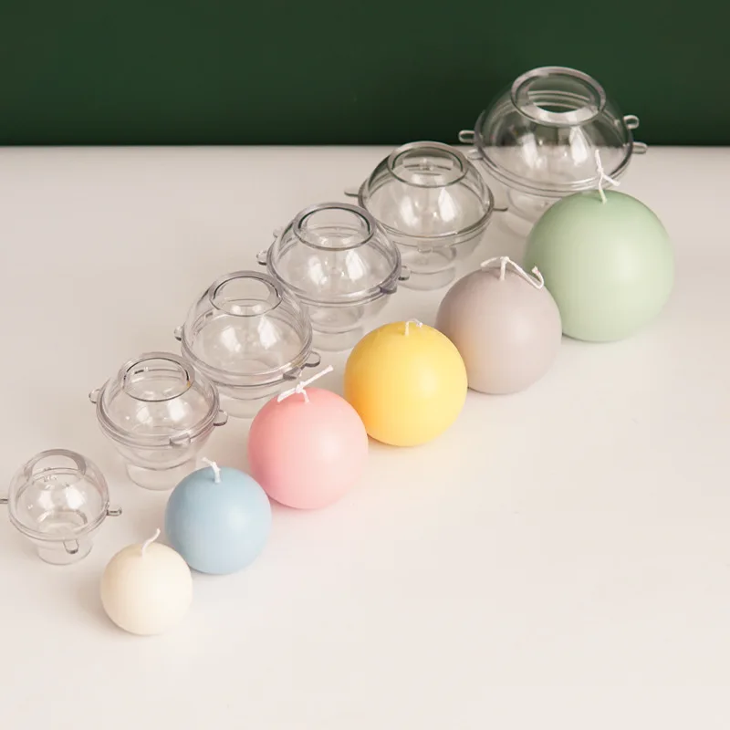 5-8 センチメートル球状キャンドルプラスチック金型家の装飾 - Candle Supplies Shop のレビューと価格