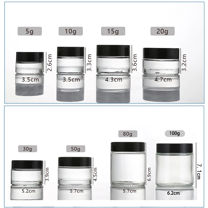5個入り 5g-100g アンバー色の空のガラス瓶 内部ライ - Candle Supplies Glass Jars のレビューと価格