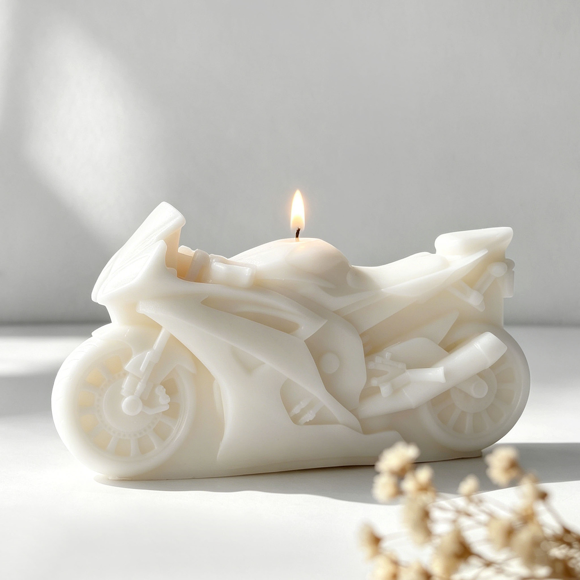 オートバイデザインキャンドルシリコンモールド DIY アロマ - Candle Supplies Shop のレビューと価格