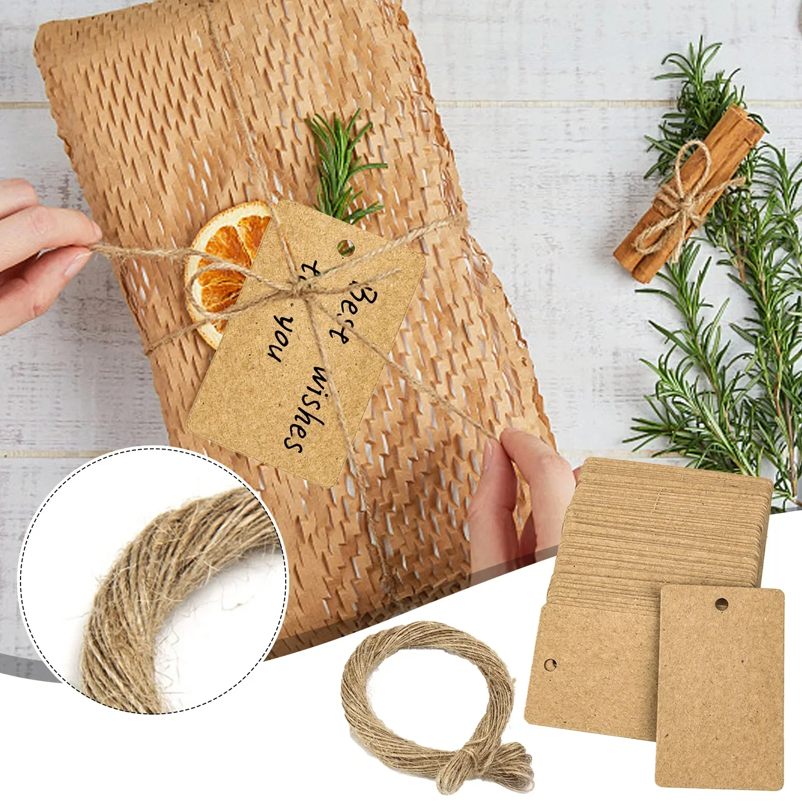 愛らしいデザインのクラフト紙タグ,頑丈な価格,ヴィンテージの - Kraft Hang Tag のレビューと価格