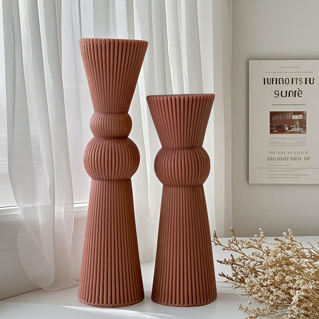 DIY ロングロッドストライプ柱キャンドルモールド手作りシリ - Candle Supplies Shop のレビューと価格