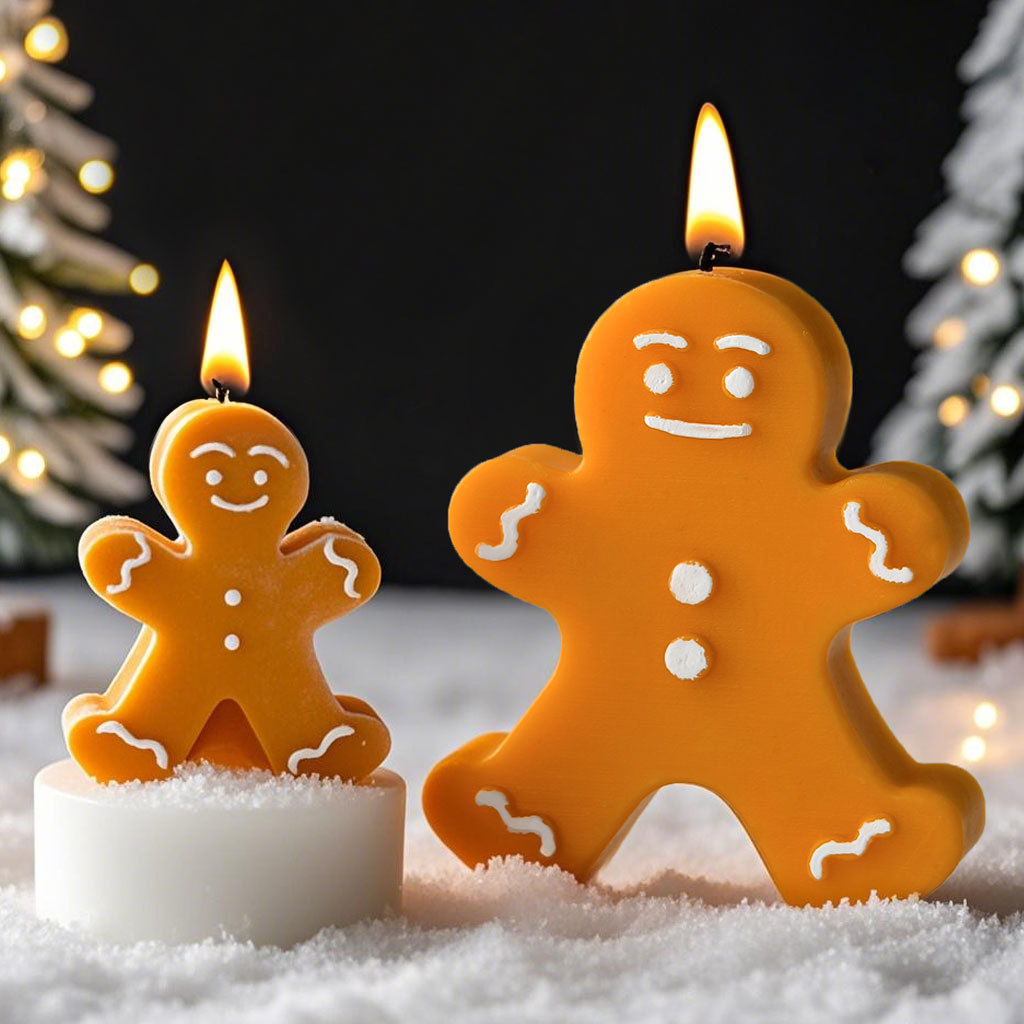 DIY 漫画ジンジャーブレッドマンシリコーンキャンドルモール - Candle Supplies Shop のレビューと価格